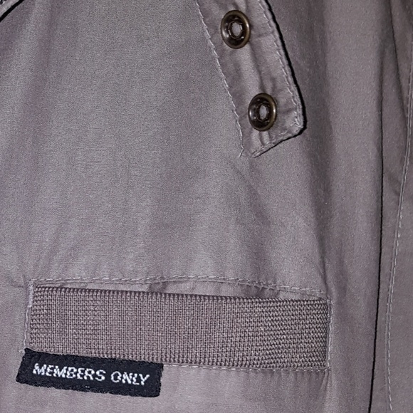 *SOLD*Members Only Mens XL Racer Jacket Cocoa Full - Picture 8 of 8